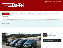 Tablet Screenshot of da-tel.no